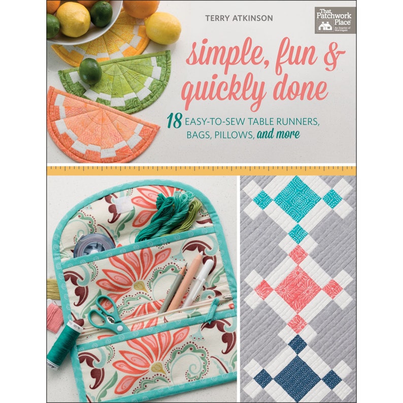 Sewing Patterns Quilting B1398 Fun /& Quickly Done by Terry Atkinson Book Simple