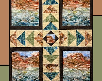 Pattern "Adobo" Quilt MC113 by Villa Rosa Designs Sewing Card Instructions  **not a PDF design**