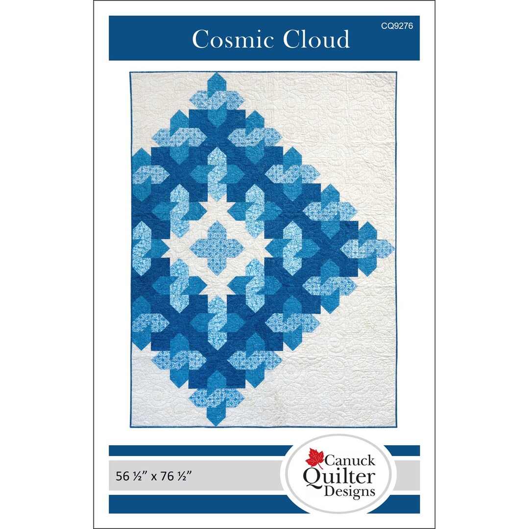 Pattern cosmic Cloud Quilt Pattern CQ9276 by Canuck Quilters Design