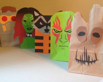 Galaxy Guardian Printables for Gift Sacks