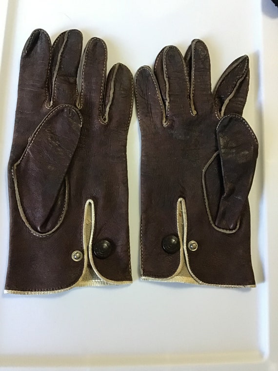 Womens Gloves Osborn Leather Driving Lady Gay Glov