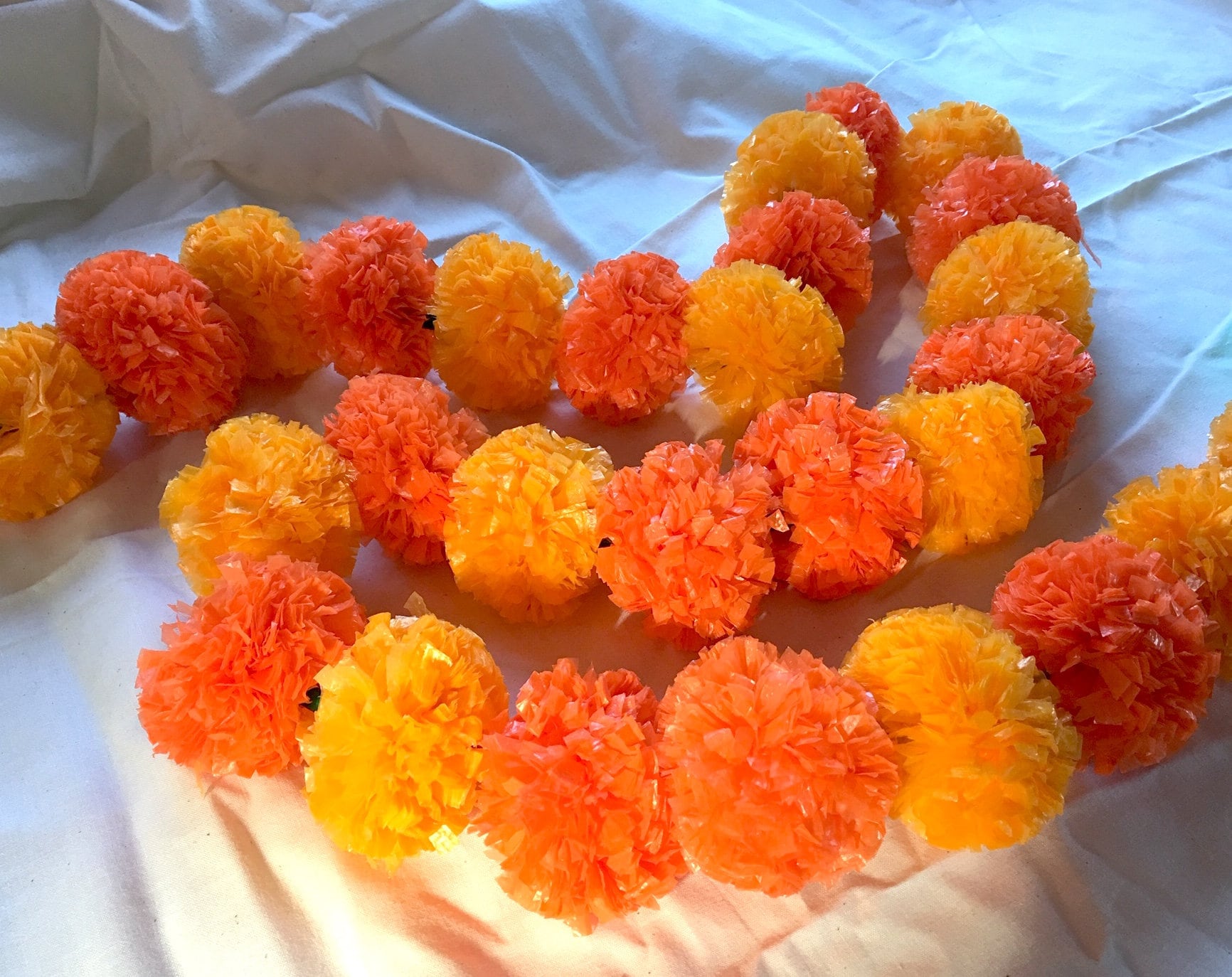 Marigold Garland Day of the Dead Dia de los Muertos Altar Etsy