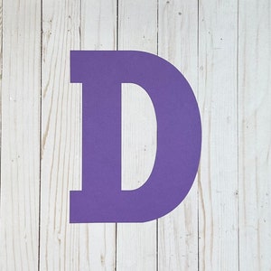 Large Cardstock Alphabet Letters: 10.5&quot; Classroom Decor