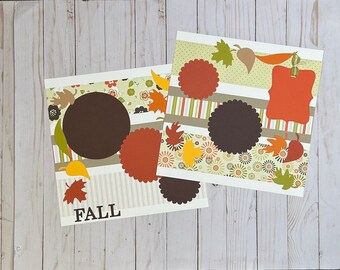 Premade Halloween Scrapbook Layout, Spooky Scrapbook Page. 12 X 12 ...