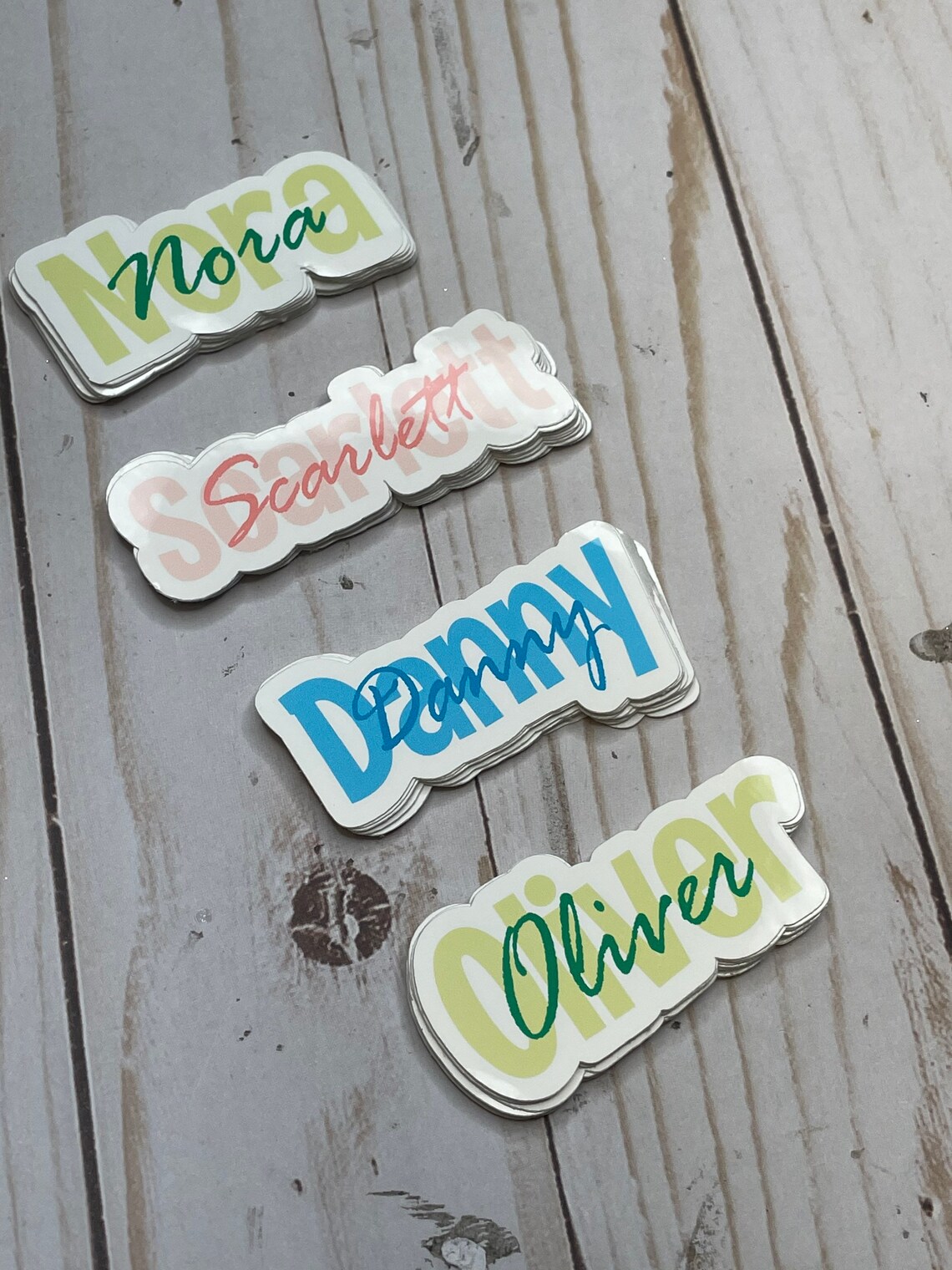 Custom Name Stickers School Name Stickers School Supply Etsy