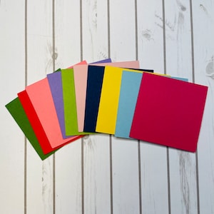 Square Die Cuts, Square Paper Cut Outs, Classroom Projects, Bulletin Boards, Scrapbooking, Gift Tags and Packaging, Paper Squares