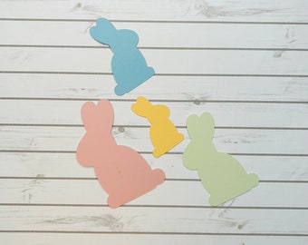 Designer Paper Bunnies / Rabbits Die Cuts - 54 Piece Set (3 of