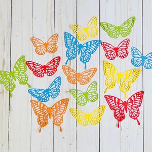 Butterfly Die Cuts, Butterflies For Scrapbooking, Junk Journaling, Card Embellishments, Paper Butterflies, Butterfly Paper Shapes