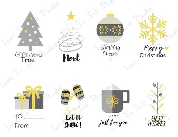 Christmas Gift Tags, Printable Gift Tag Template (1578458)