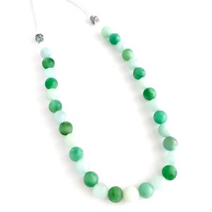 Green Aventurine Stone Beaded Necklace