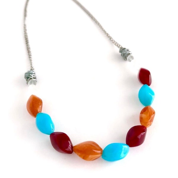 Southwest Color Beads Necklace