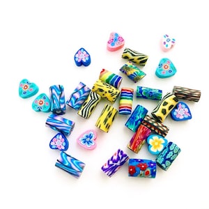 Winzige Polymer Clay Perlen Mix