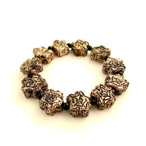 Golden Nature Stars Beaded Bracelet