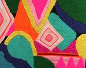 Hand embroidery textile artwork 'Not Afraid'