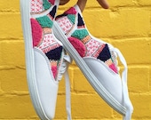 Hand embroidered one of a kind SNEAKERS!