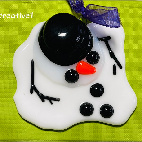 Melted Snowman - Etsy