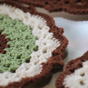 Crochet Mint Chocolate Chip Mandala Doily Pattern Listing for PDF Pattern only image 5