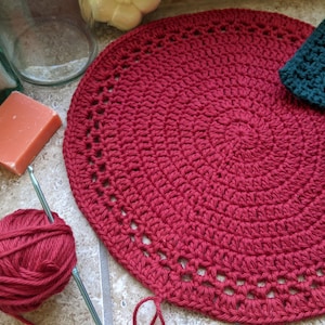 Crochet Circle Formula Pattern: Lacy Washcloth & Placemat (Instant PDF Download) Circle Crazy