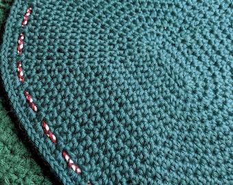 Magic Oval Crochet Pattern, Seamless Coasters, Placemats (PDF Download)