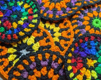 Crochet Coaster Pattern Set: Mandala, Peppermint, Blanket Stitch (PDF Download)