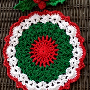 Crochet Mint Chocolate Chip Mandala Doily Pattern Listing for PDF Pattern only image 7