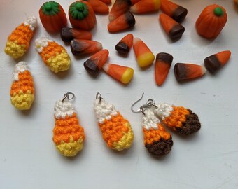 Candy Corn Charm Crochet Pattern, Halloween PDF (Instant Download)