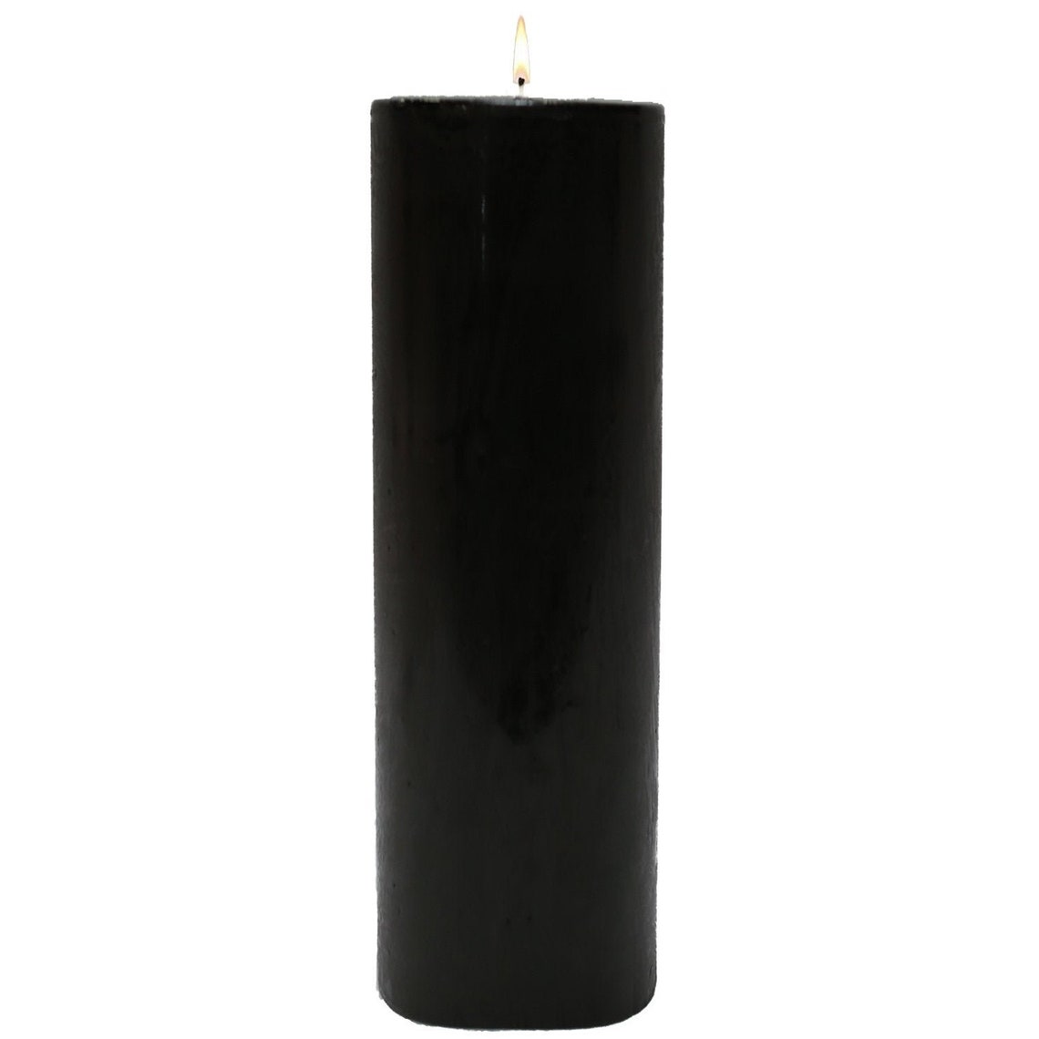 Black Pillar Candles Etsy