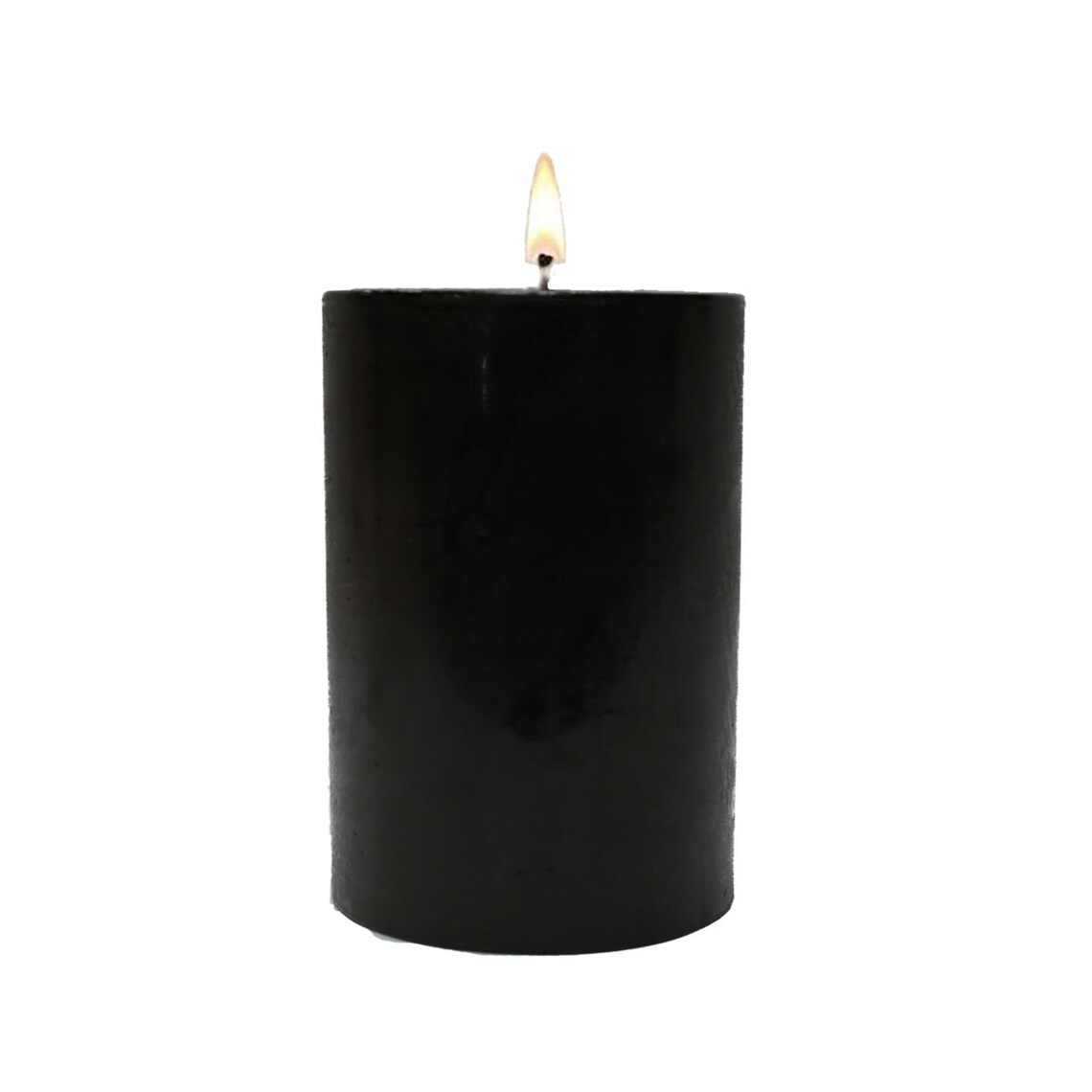 Black Pillar Candles Etsy