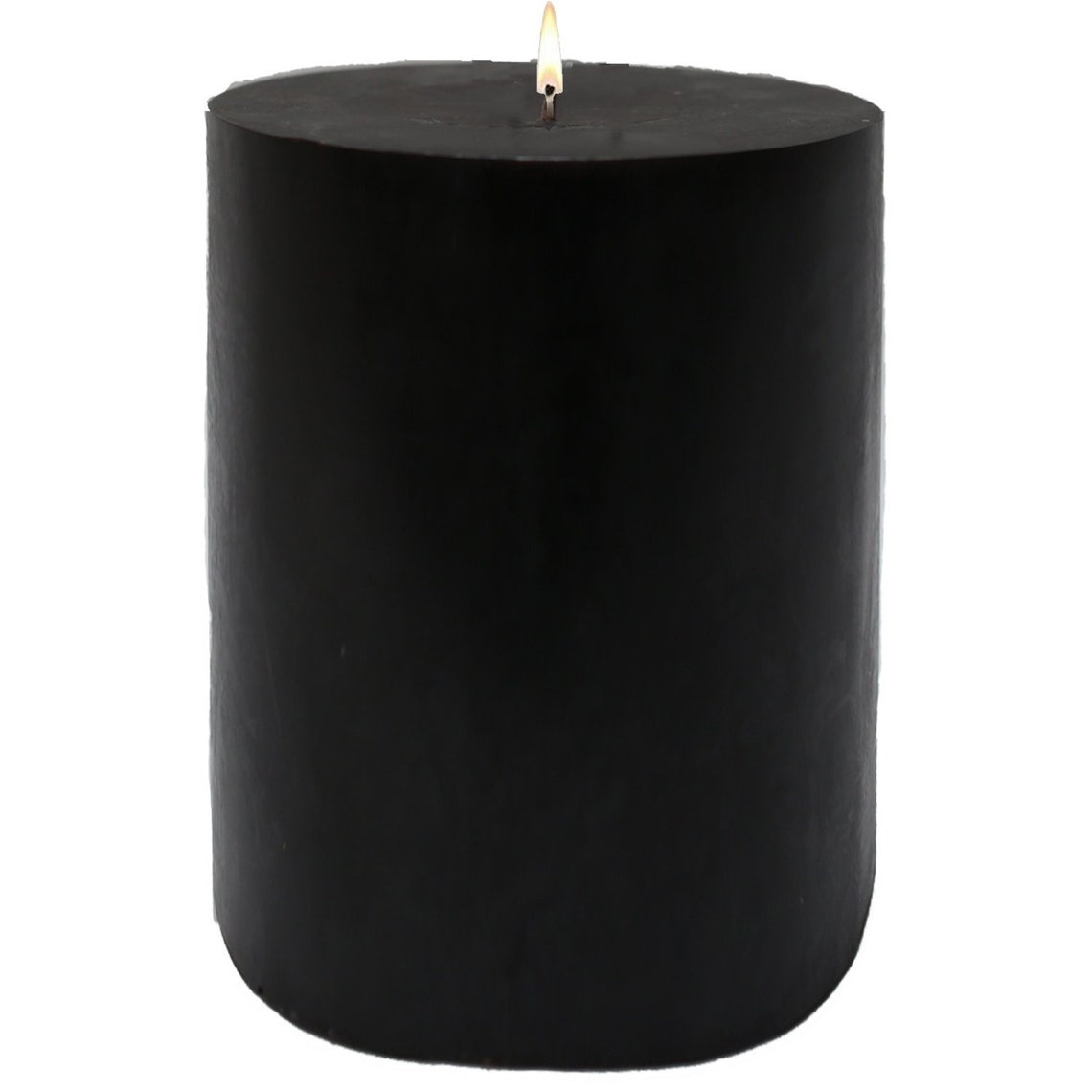 Black Pillar Candles Etsy
