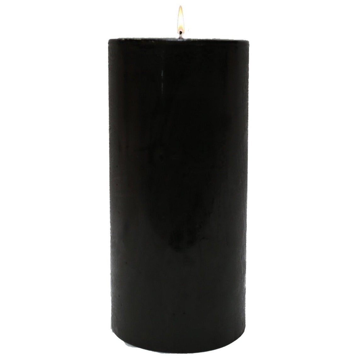 Black Pillar Candles Etsy