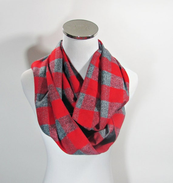 red flannel scarf