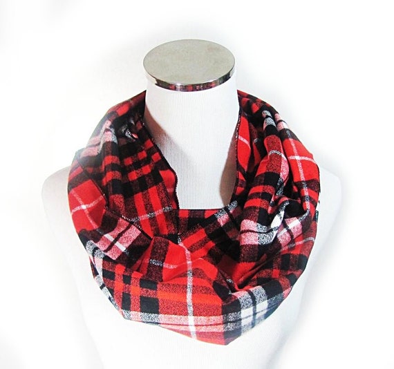 red flannel scarf
