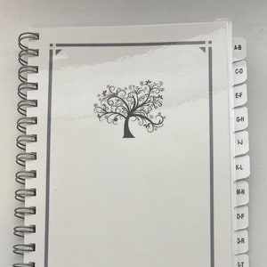 Large Print PASSWORD Book Internet Address Book With A-Z Tabs Personalized  Free 