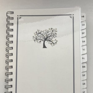 Large Print PASSWORD Book Internet Address Book with A-Z Tabs Personalized Free