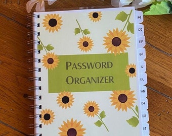Clever Fox Password Book With Alphabetical Tabs. Internet Address