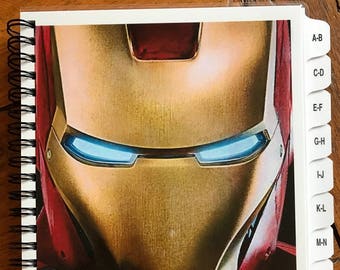 Ironman PASSWORD Book Internet Address Book Journal with A-Z Tabs Personalized Gift