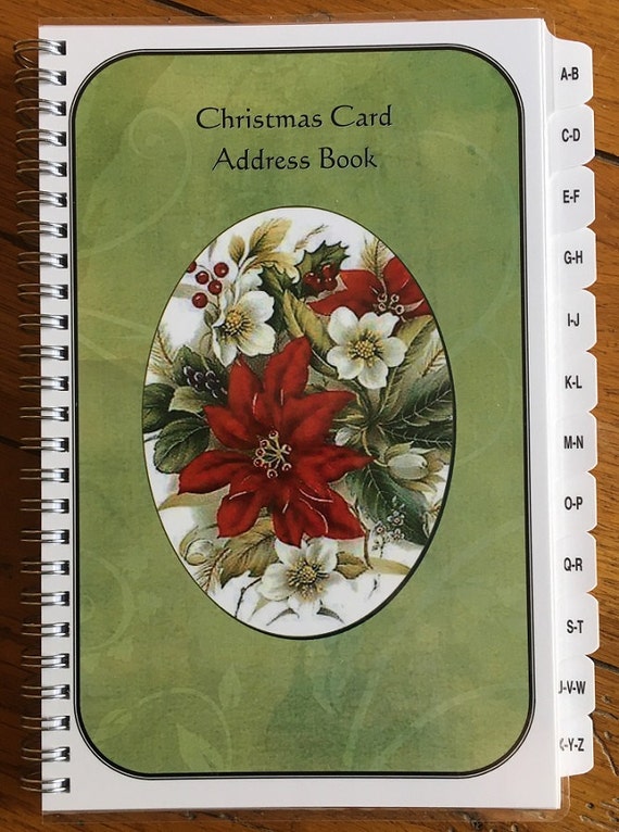 Christmas Card Address Book 
