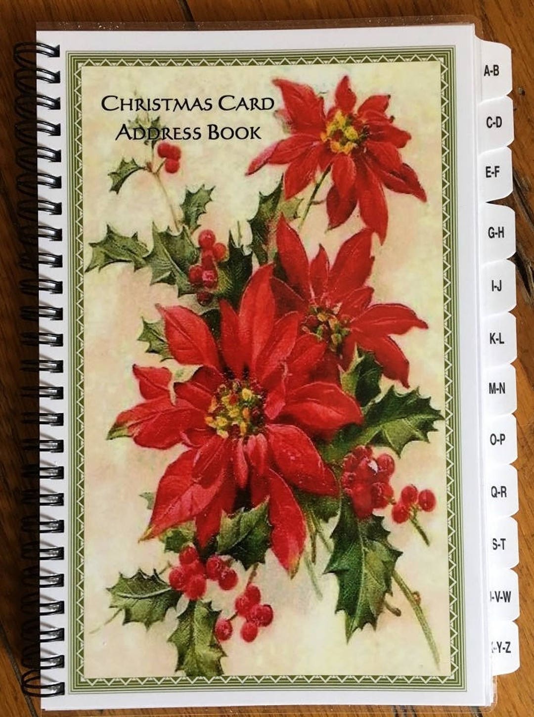 Christmas Card Address Book 