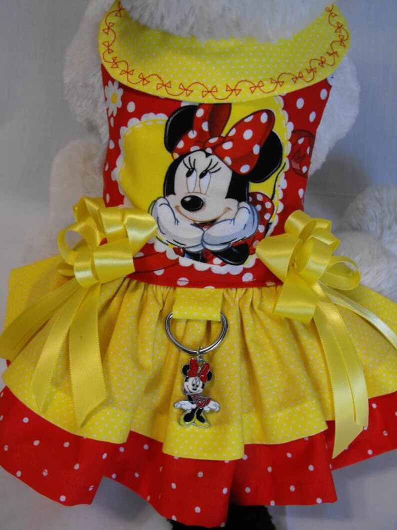Minnie Mouse inspired yellow dress Etsy