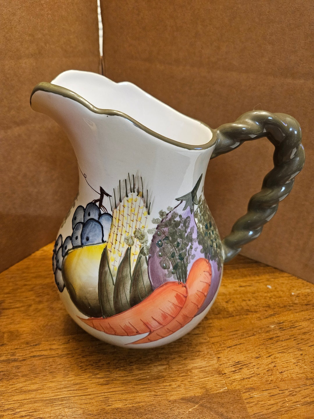 Pacific Rim Ceramic Pitcher - Etsy