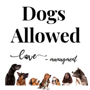 ALL Dogs Allowed Digital Print