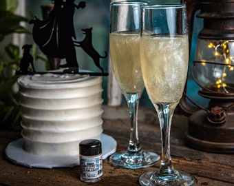 Food Grade Color Dye Shimmer Glitter Pearl Drink Beverage Dust for Coffee, Cocktails, Beer, Wine and More