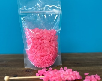 Pink Rock Candy Crystals Glittering Nuggets for Geode Cakes - Cupcakes - Just to Eat!