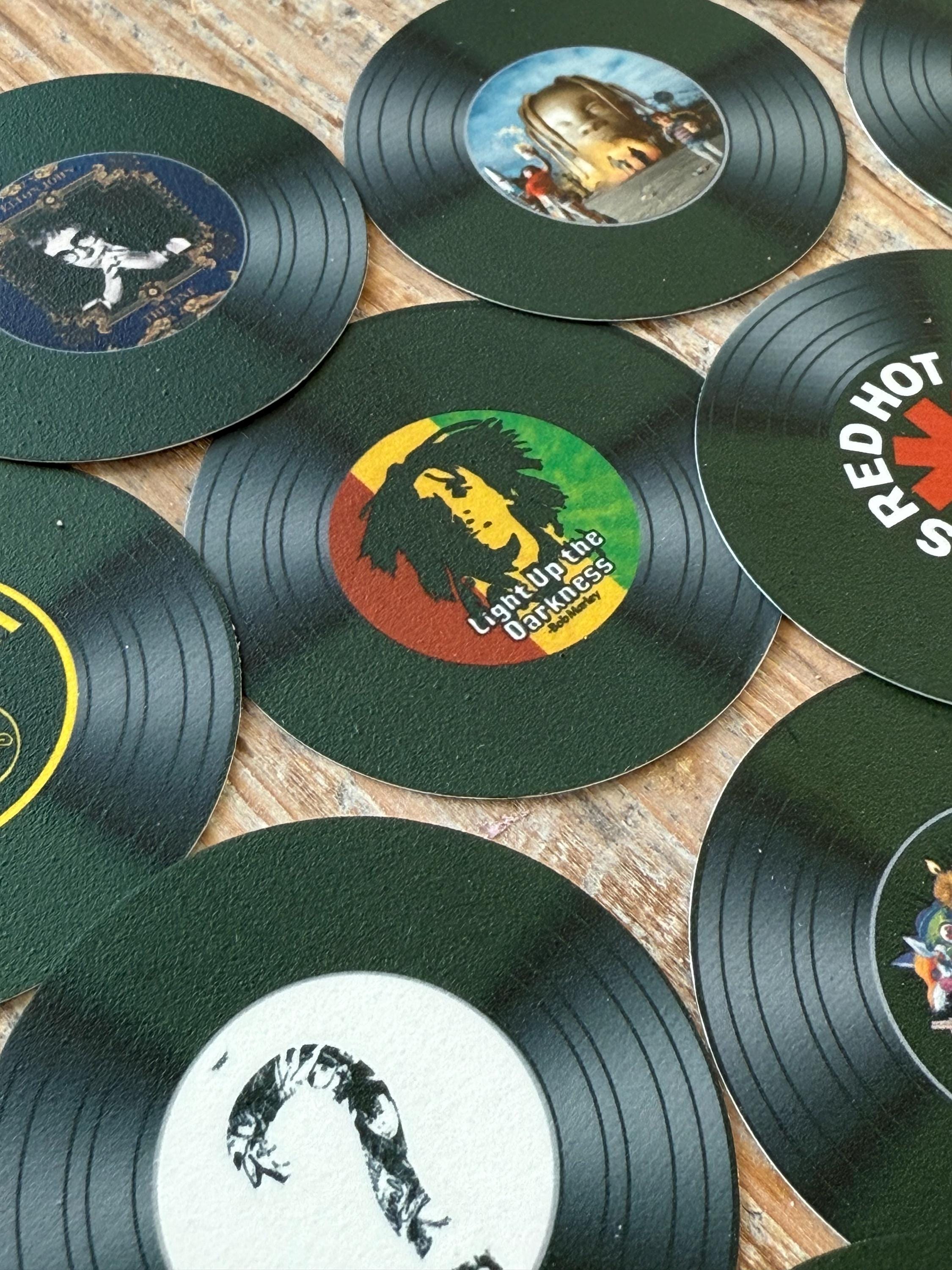 Edible Vinyl Record Cupcake Toppers, Custom Music Cake Decorations ...
