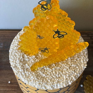 Honey Comb Sugar Art Drops™ Hard Candy Cake Toppers & More