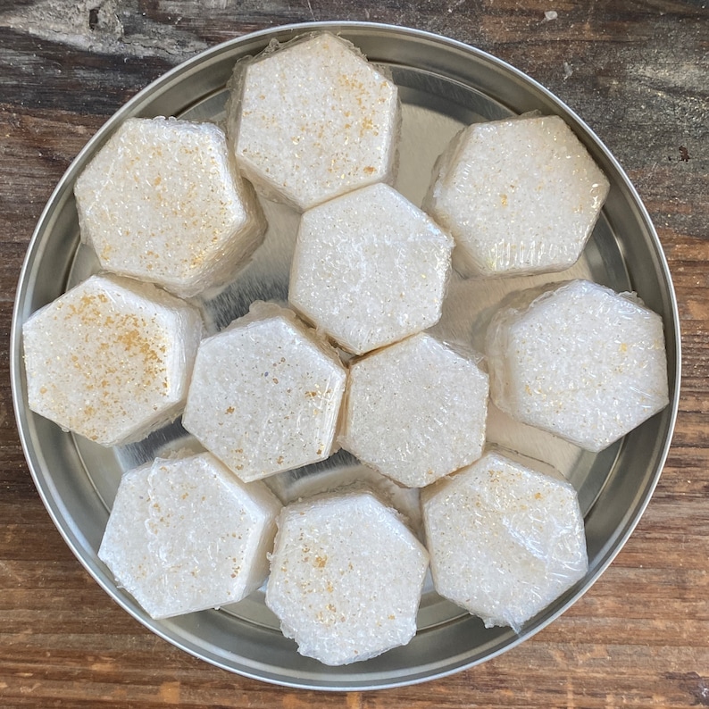 Shimmering Sugar Hex Drink Drops Flavored Sugar Cubes for Mocktails, Summer Drinks Cranberry,Pina Colada,Lime,Lemonade, Mint, Orange image 5
