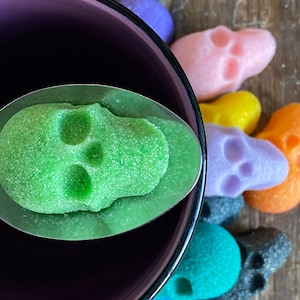 Handcrafted Sugar Skulls for Cakes Cupcakes Coffee - Tea - Cocktails & More 1 Dozen