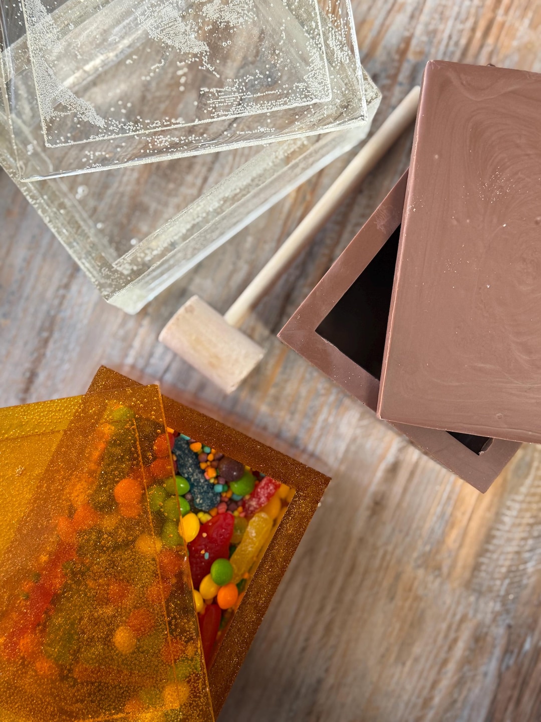 Smashable Chocolate or Clear Candy Box | Custom Fillable Gift ...