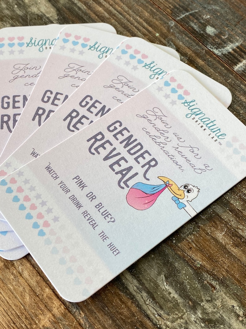 Gender Reveal Glitter Dust™ Drink Pearl Luster Magically Etsy