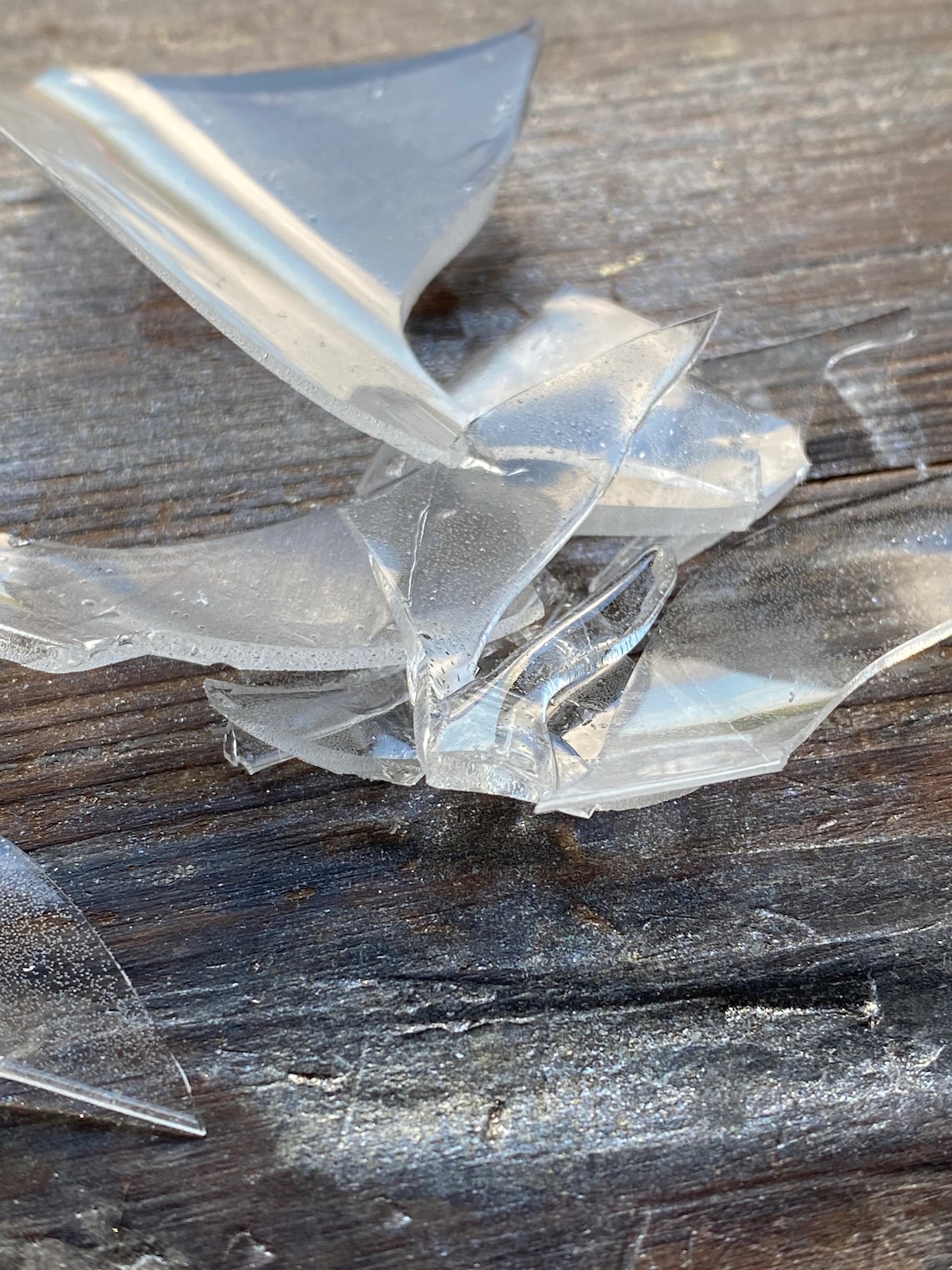 Custom Sugar Glass Broken Shards Halloween Things Finger Print Etsy